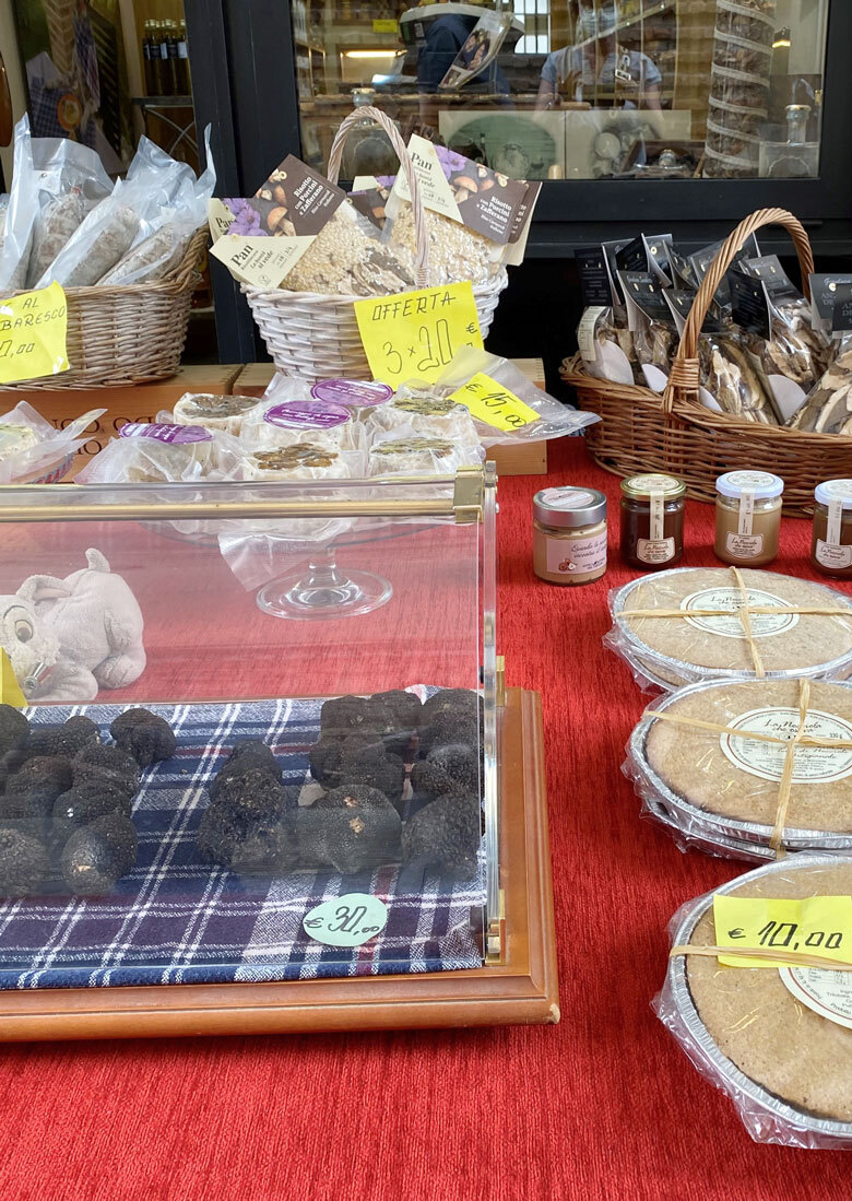 Marktstand im Piemont